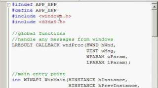 Direct3d DirectX tutorial 1 part 1 of 4  A Window [upl. by Egor]