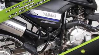 Yamaha  XTZ 150 CROSSER LINHA TYRANNO [upl. by Boggers773]