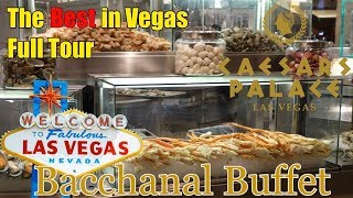 The Best Buffet in Las Vegas  Caesars Palace Bacchanal Buffet  Full Dinner Tour [upl. by Fleck]