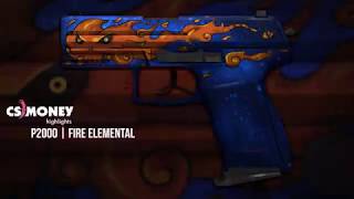 CSGO  P2000  Fire Elemental [upl. by Oyr695]