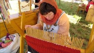 Stick Weaving  an experimental archaeology project [upl. by Enautna]