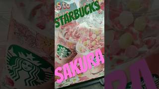 starbucks sakura 2024 スタバ 桜 花見だんごフラペチーノ short グルメ 新作 春 spring 三色団子 shorts [upl. by Eimmas]