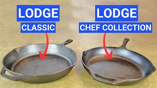 Lodge Classic vs Chef Collection Which Cast Iron Skillets Are Better [upl. by Baker]