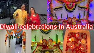 Diwali 🪔 celebrations In Australia AboutAustraliawithBhawna [upl. by Fenelia]