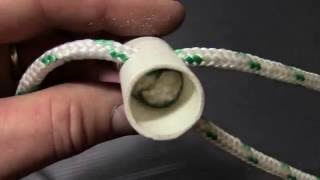 How To Make A Tent Rope Tensioner For Next To Nothing [upl. by Leacim554]