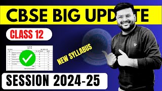 Class 12 Maths New Syllabus For Session 202425 I Class 12 Maths Syllabus by Ashish Sir [upl. by Rhea]