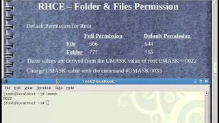 RH0332 Folder Permission Runlevel History Tamilavi [upl. by Ymma]