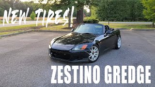 The S2000 Gets New Tires Zestino Gredge 07RS [upl. by Nivanod]