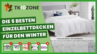 Die 5 besten Einzelbettdecken für den Winter [upl. by Anerbas470]