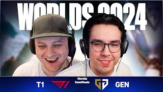 T1 VS GENG  SEMIFINAL WORLDS 2024  ILHA DO CONGO [upl. by Nodarse]