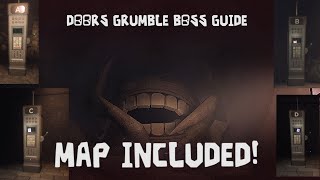 Doors Floor 2 DOOR 150 GRUMBLE BOSS GUIDE  Includes map [upl. by Ettennig]