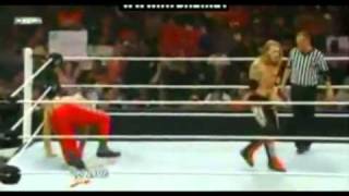 Khali eliminated himself fighting Edge [upl. by Amitaf]