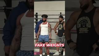 Surprise fake weights R anatoly prank anatolygymprank motivation viral funny shorts trending [upl. by Timi]