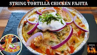 String tortilla chicken fajita recipe [upl. by Barbur]