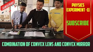 combination of convex lens and convex mirror physics experiment science viral experiment [upl. by Ycnej282]