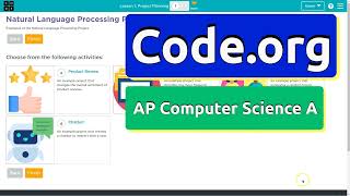 Codeorg Lesson 11 Project Planning  Tutorial with Answers  CSA Unit 6 [upl. by Anastase]