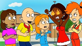 Rosie Caillou amp Dora Misbehave At School  Suspended  Grounded [upl. by Lourdes]