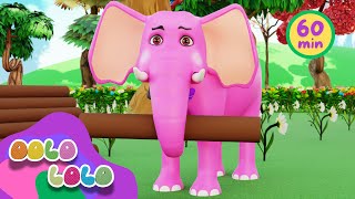 Ek Mota Hathi Jhoom Ke Chala  more Hindi rhymes  Nursery Rhymes for children [upl. by Geraldina213]