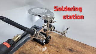 Third hand soldering station kit [upl. by Anna-Diane]