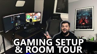 My Gaming Setup amp Room Tour  Consoles PCs Video Equipment Streaming Setup and More  Part 1 [upl. by Ymmor787]