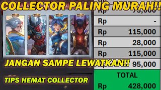 TIPS HEMAT COLLECTOR MOBILE LEGENDS PALING MURAH CUMA 400RB AN CARA DAPETIN SKIN COLLECTOR ML MURAH [upl. by Dwane]