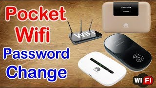 how to change pocket wifi password from phone with app very easily [upl. by Aurelea]