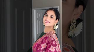 Saree Styling  ♥️ Sareestyling weddingseason sareedraping grwm sareelove [upl. by Thayer]