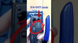 How to adjust the crimping tool for different types of RJ45 connectors shorts rj45 vcelink [upl. by Tnomyar696]