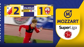 Mozzart Bet Super liga 202324  24Kolo VOJVODINA – VOŽDOVAC 21 01 [upl. by Lemhar820]