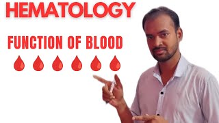 Hematology Function of Blood [upl. by Hseham61]