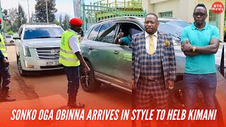 SONKO AND OGA OBINNA ARRIVES AT MATHARI HOSPITAL IN STYLE TO HELP KIMANI MBUGUA [upl. by Etsirhc]