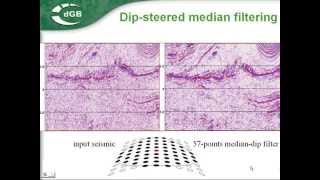 Tutorial Dip steered median filter in OpendTect 30 [upl. by Demetra]