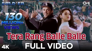 Tera Rang Balle Balle  Soldier  Bobby Deol  Preity Zinta  Jaspinder Narula Sonu Nigam 90s Hits [upl. by Mahoney]