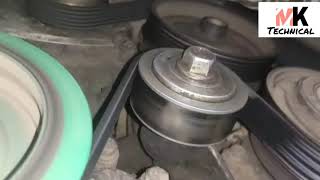 mahindra xuv fan belt noise by mk technical 4w quot [upl. by Aihsenal]