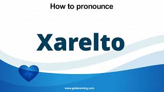 How to pronounce Xarelto in English correctly [upl. by Ayikal817]