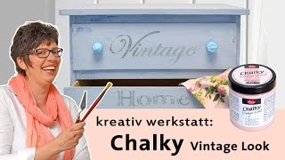 Tutorial selfmade Shabby Chic mit Chalky Vintage Look [upl. by Rosalie]