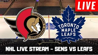 Ottawa Senators vs Toronto Maple Leafs LIVE  NHL Preseason STREAM  Leafs Sens 2023 Hockey Coverage [upl. by Enotna]