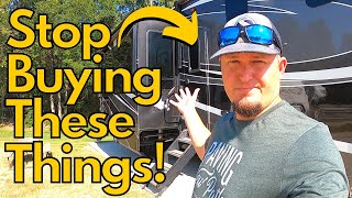 Save Your Money Youll Thank Us Later Stop Buying These Things Fulltime RV Living [upl. by Adeline]