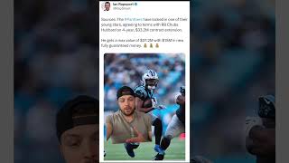 Panthers Extend Chuba Hubbard🚨🤔carolinapanthers nfl nflnews nflmemes nflshorts nflfootball [upl. by Otecina]