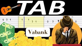 🎸 Vabank motyw główny H Kuźniak  melodia TAB gitara 🎵 TABY I NUTY W OPISIE 🎼 [upl. by Pape2]