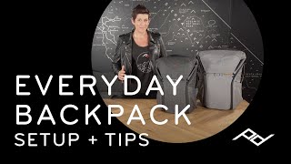 Peak Design Everyday Backpack V1 Setup  Tips [upl. by Fleda]