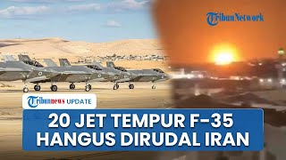 180 Rudal Balistik Iran Hancurkan Pangkalan Militer Nevatim Israel Seluruh Jet Tempur F35 Hangus [upl. by Yhtur]