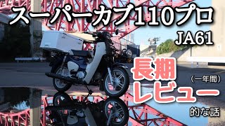 スーパーカブ110プロJA61長期レビュー！的な話 [upl. by Annay608]