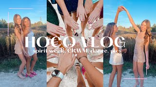 HOMECOMING VLOG  spirit week dance football games  more [upl. by Eidissac]