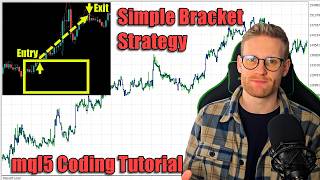 Coding a Simple but Profitable Bracket Strategy for MT5 mql5 Tutorial [upl. by Knowlton]