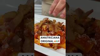 🍝🛑Pasta AMATRICIANA ORIGINAL🇮🇹chefroberta pasta food [upl. by Lierbag791]