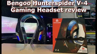 Bengoo Hunterspider V4 Gaming Headset Review [upl. by Jepson]