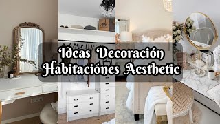 6 TIPS DECORACION HABITACION PEQUEÑA AESTHETIC ✨️ [upl. by Retsevel849]