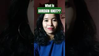 What is GORDIAN KNOT english englishvocabulary englishgrammar learnenglish subscribe [upl. by Wallie]