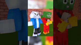 Monster School The girl is crying  Minecraft Animation [upl. by Htnnek]